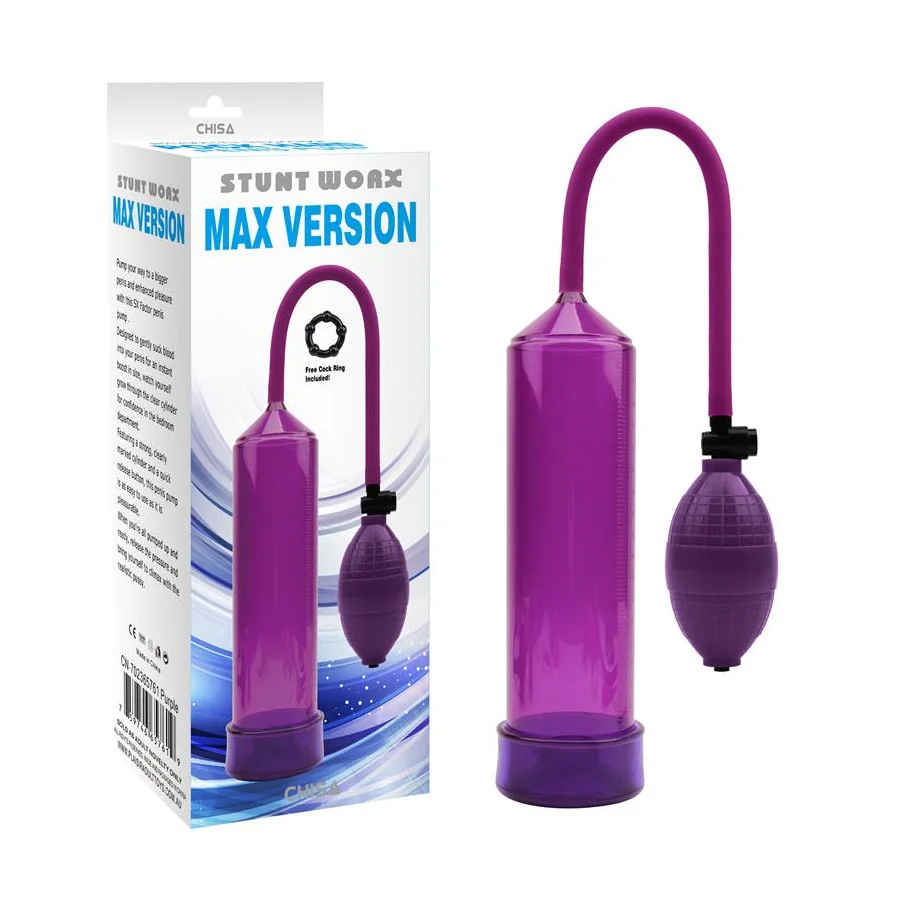 Bomba de Succion para el Pene MAX Version Purpura