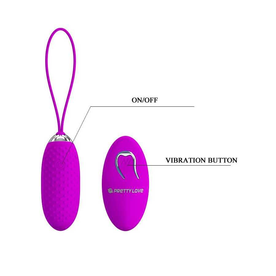 Huevo Vibrador Joanna USB Purpura