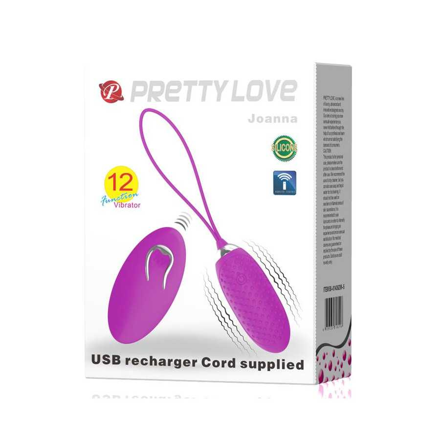 Huevo Vibrador Joanna USB Purpura