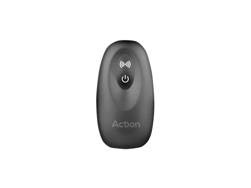 Asher Plug Anal con Control Remoto USB Magnetico Negro
