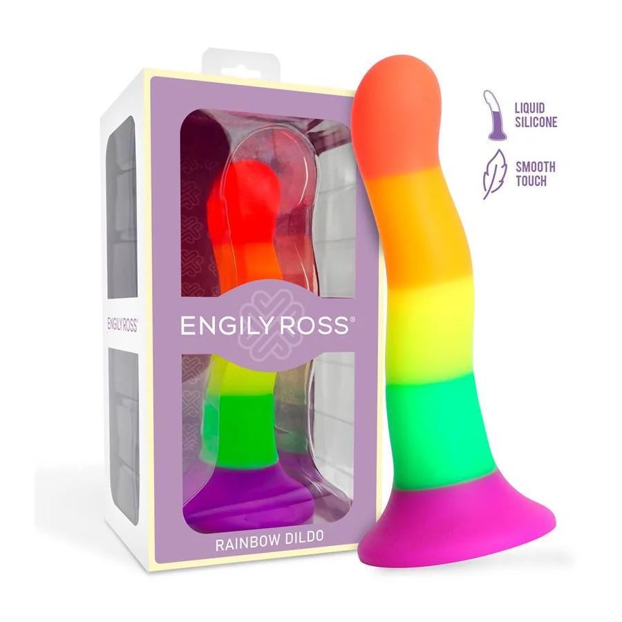 Dildo Color Arcoiris LGBT 18 cm Dildo Color Arcoiris LGBT 18 cm
