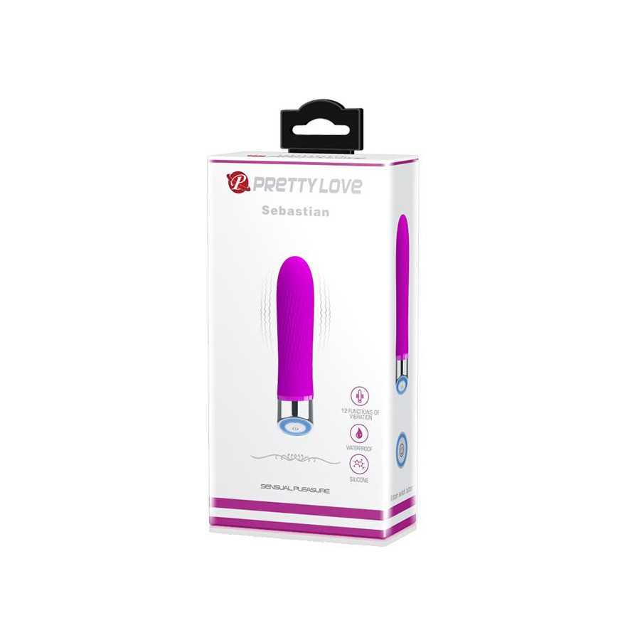 Vibrador Sebastian Silicona Purpura