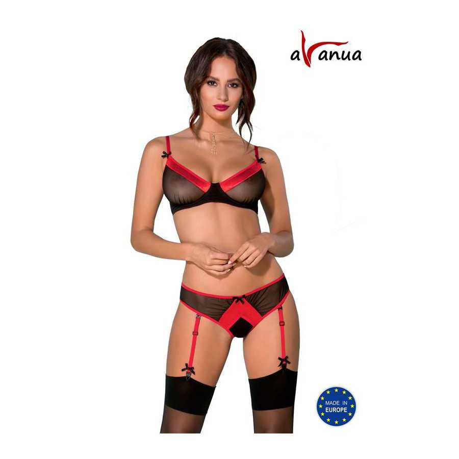 CYRA Set Negro Rojo