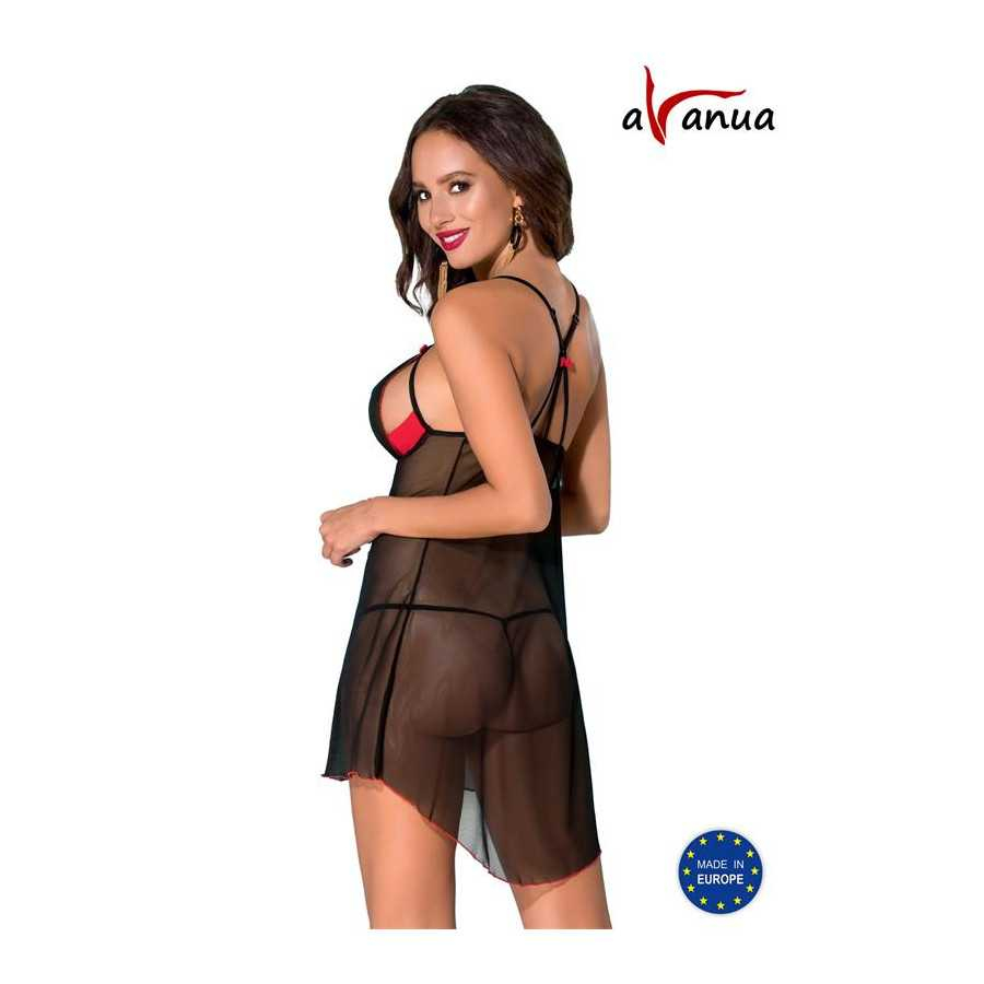 CYRA Chemise Rojo Negro