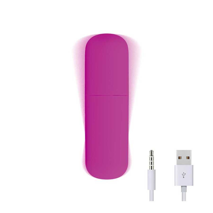 4Fun Bala Vibrador y 4 Fundas USB Impermeable Silicona