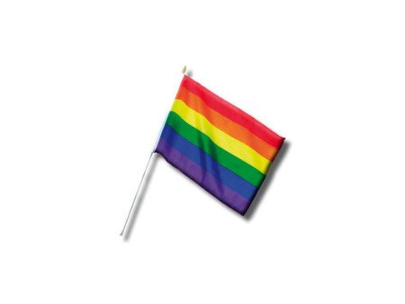 Banderin Pequeno con Bandera LGBT 30 cm