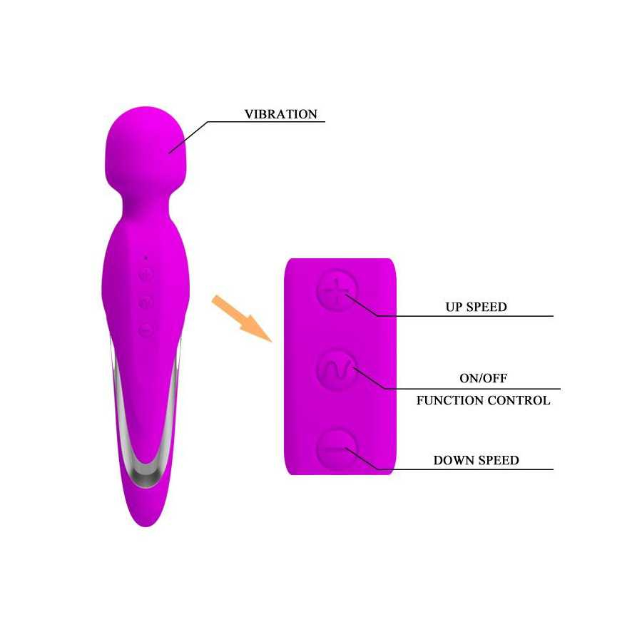 Vibrador Mortimer USB Purpura