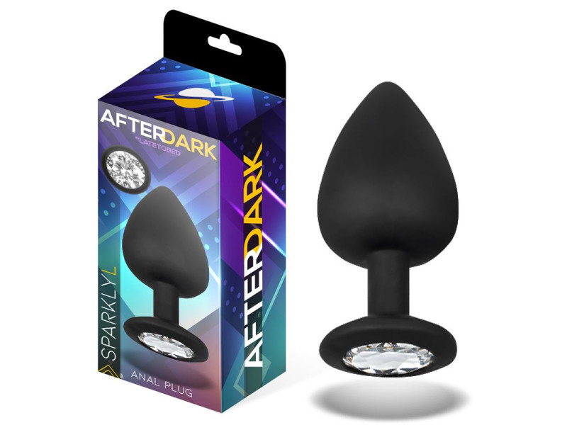 Sparkly Plug Anal con Joya Silicona Talla L 95 cm x 45 cm