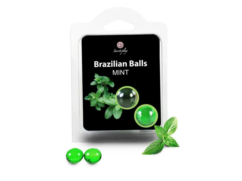 Secret Play Set 2 Brazilian Balls Aroma Menta Secret Play Set 2 Brazilian Balls Aroma Menta
