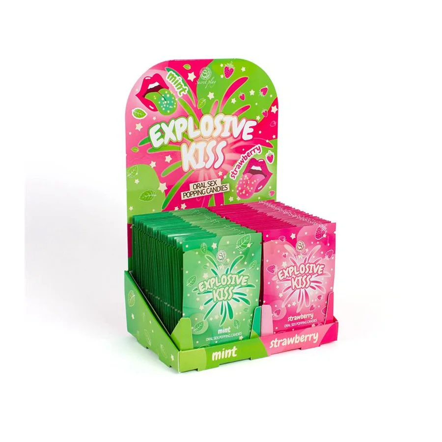 Caramelos Explosivos Sexo Oral Popping Candies Display 48 Unidades Caramelos Explosivos Sexo Oral Popping Candies Display 48 Unidades