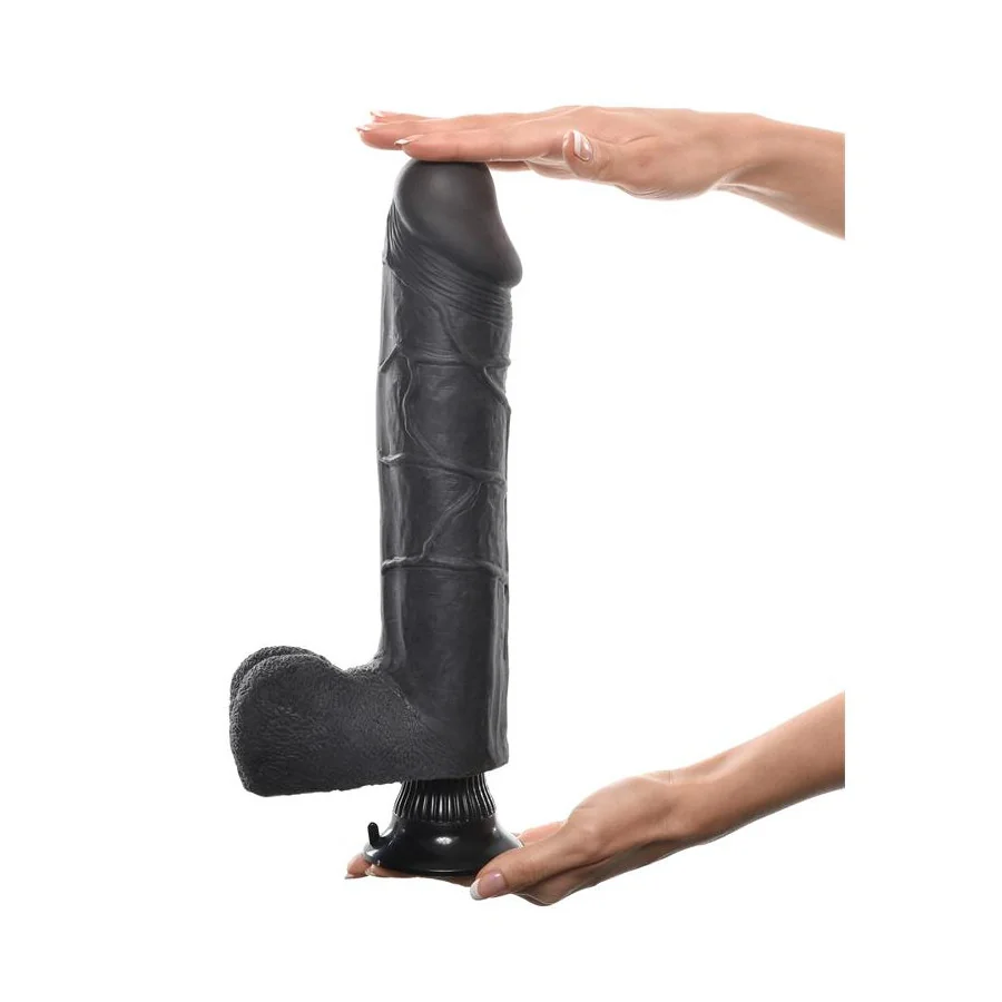 Vibrador Realista No 11 28 cm Negro