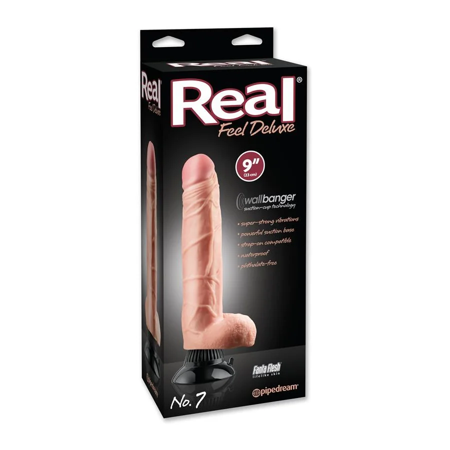 Vibrador Realista No 7 229 cm Natural