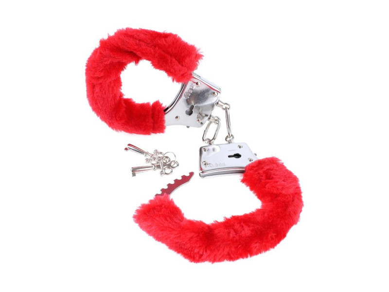 Esposas con Pelo para Principiantes Rojo
