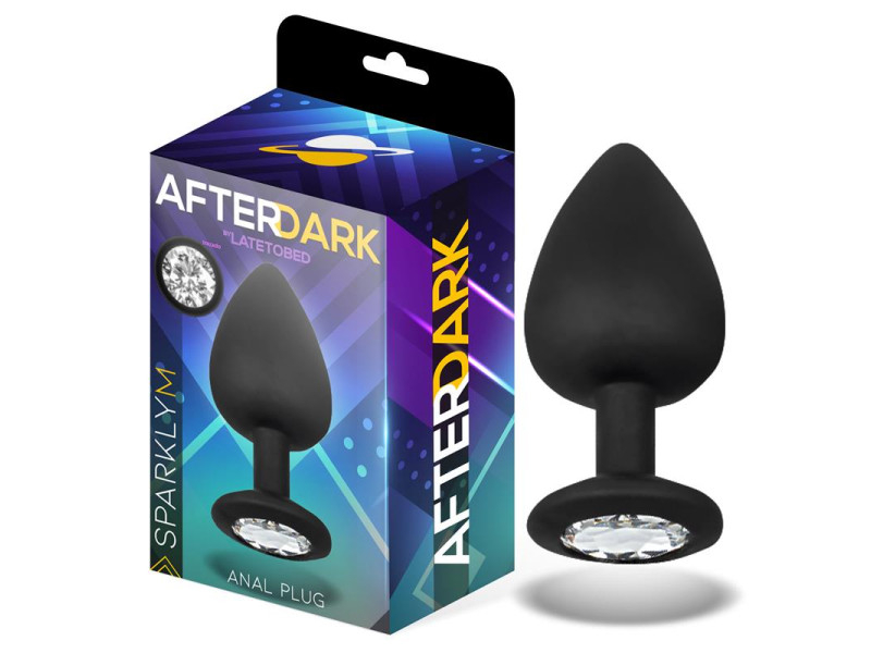 Sparkly Plug Anal Silicona Talla M 8 cm x 35 cm