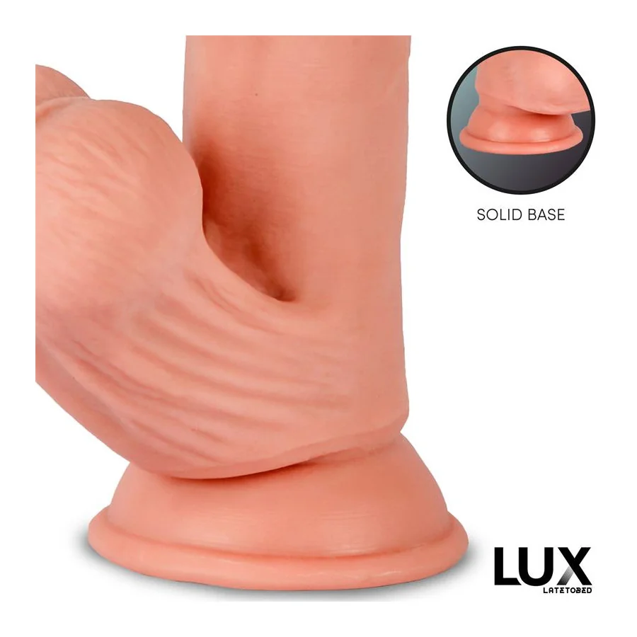 Dirk Dildo Triple Densidad con Testiculos Oscilantes 10