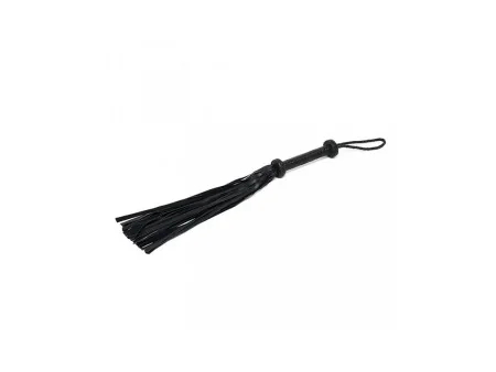 Flogger Trenzado Cuero Negro