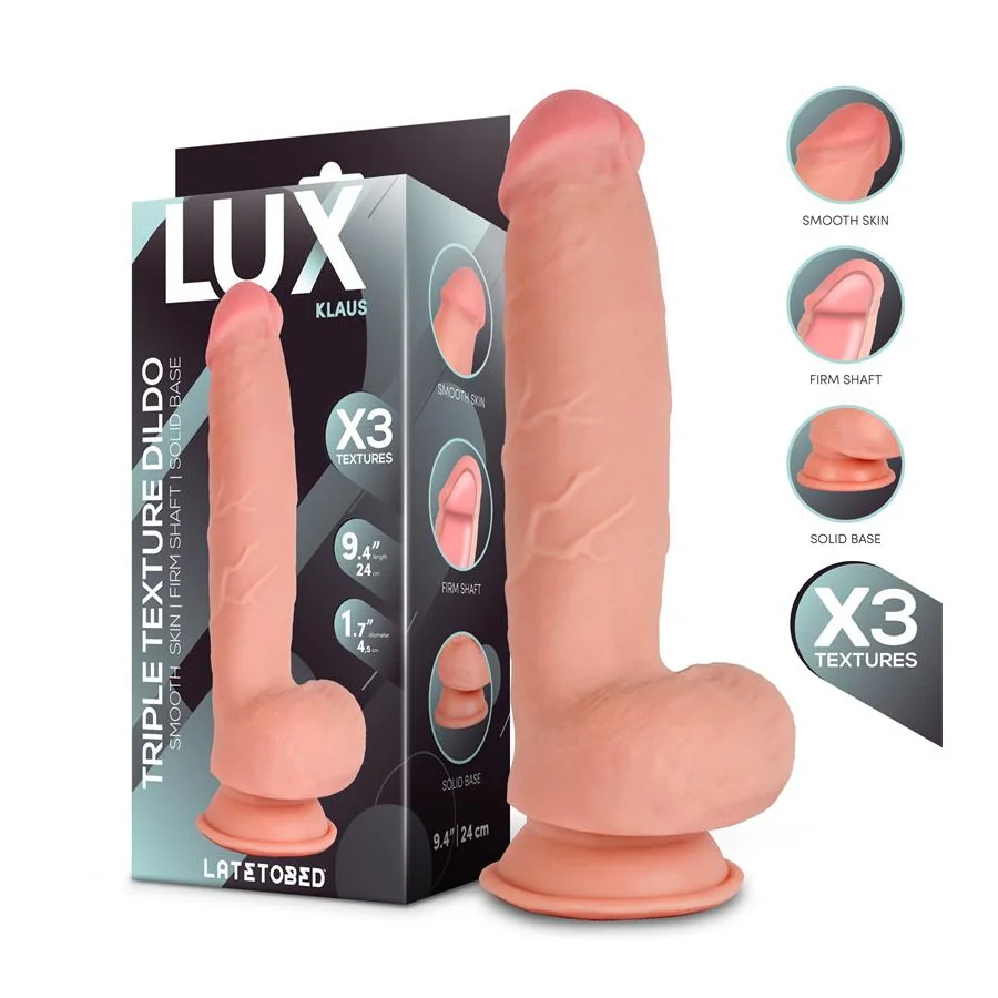 Klaus Dildo Triple Densidad con Testiculos 94 Klaus Dildo Triple Densidad con Testiculos 94