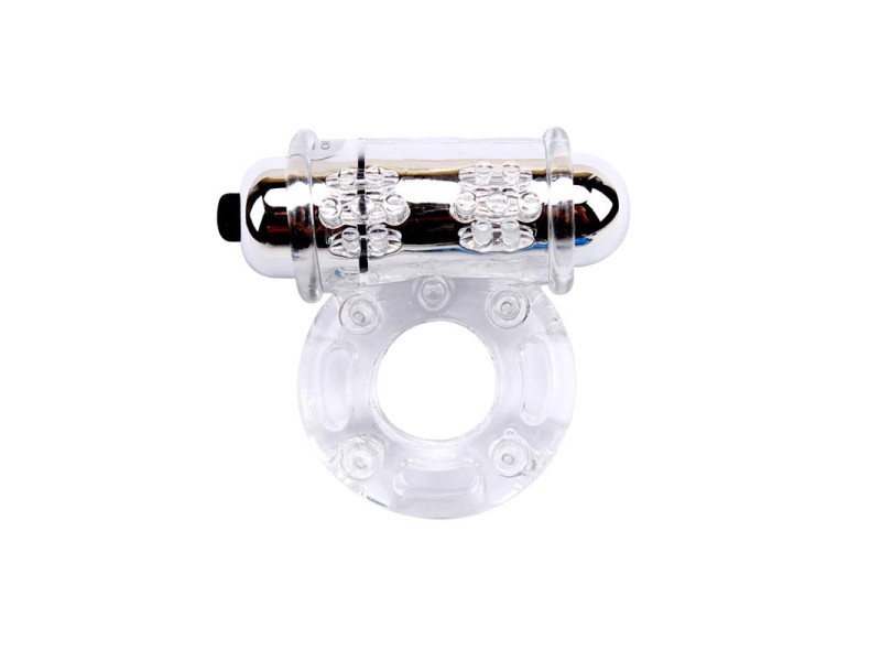Anillo Vibrador para el Pene Bull Ring Transparente Anillo Vibrador para el Pene Bull Ring Transparente