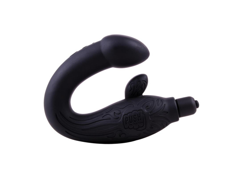Masajeador Prostatico Silicona Negro