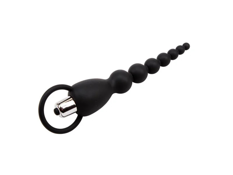 Cadena Anal Elite Power 195 cm Silicona Negro