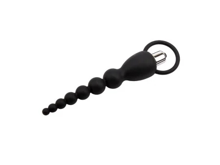 Cadena Anal Elite Power 195 cm Silicona Negro