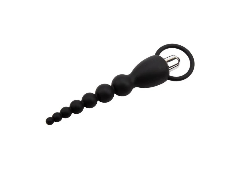 Cadena Anal Elite Power 195 cm Silicona Negro