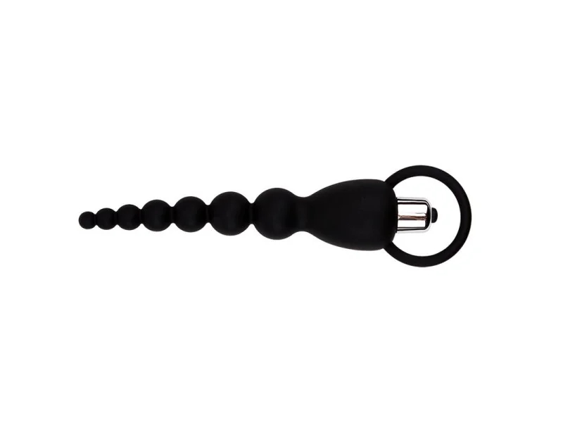 Cadena Anal Elite Power 195 cm Silicona Negro