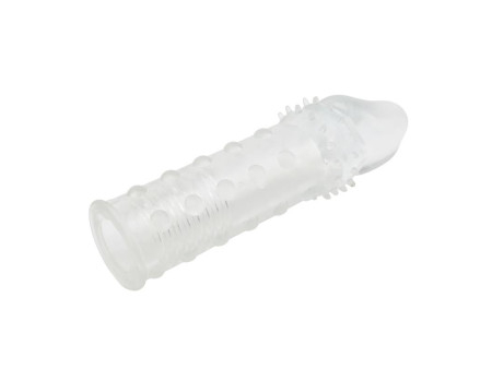 Funda para el Pene Extra Texture Transparente Funda para el Pene Extra Texture Transparente