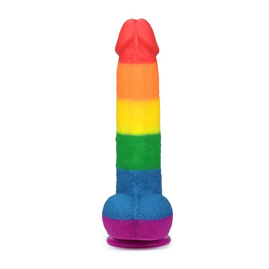 Dildo Prider 9 Silicona Liquida LGBT