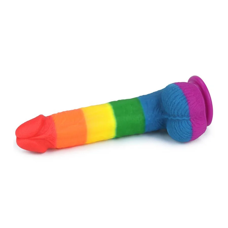 Dildo Prider 9 Silicona Liquida LGBT