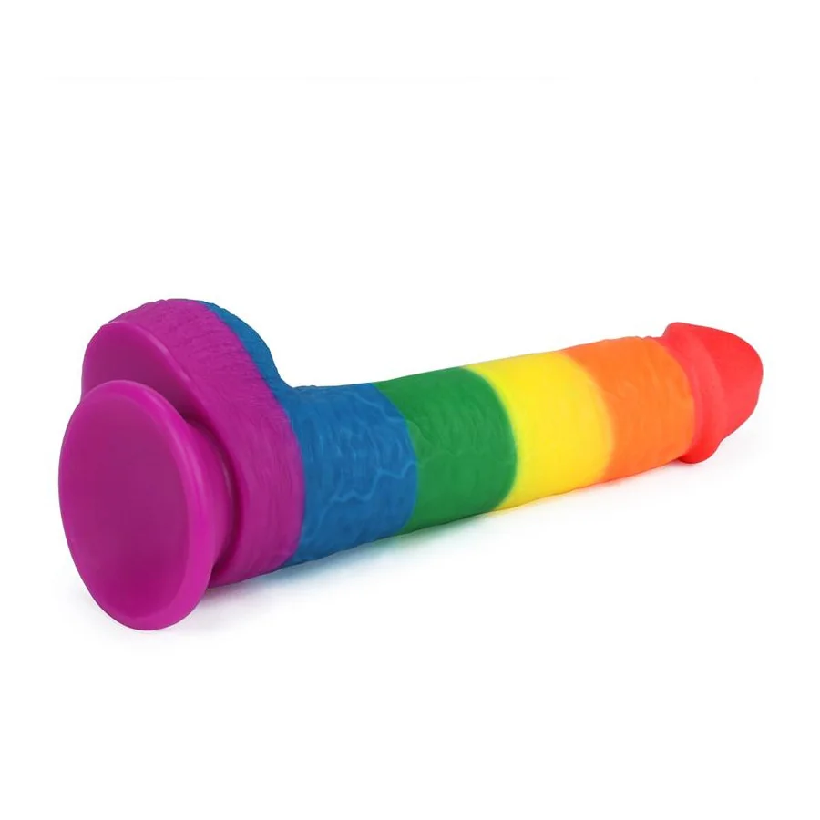Dildo Prider 9 Silicona Liquida LGBT