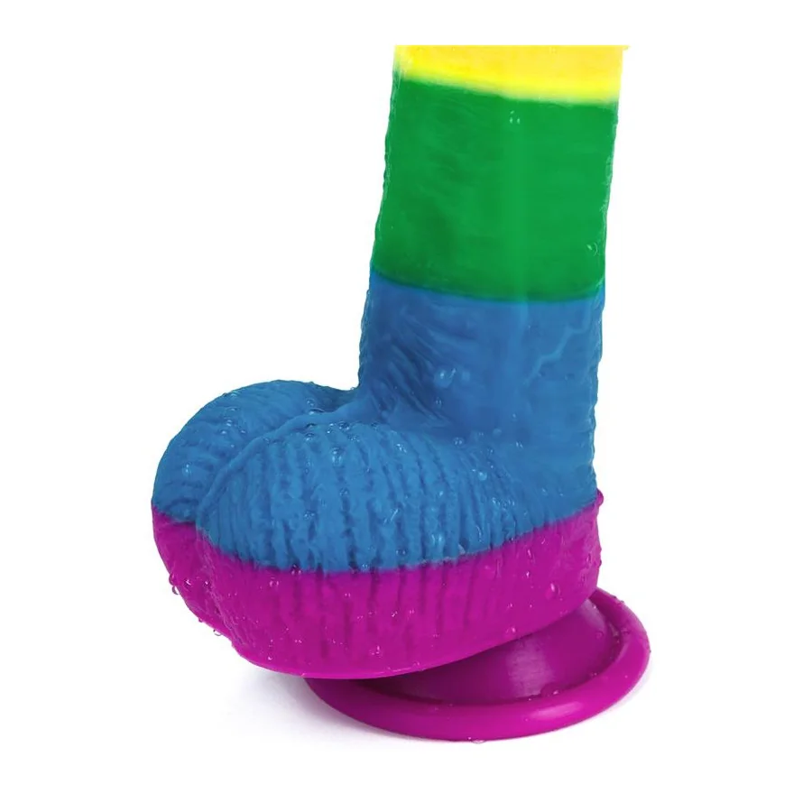 Dildo Prider 9 Silicona Liquida LGBT