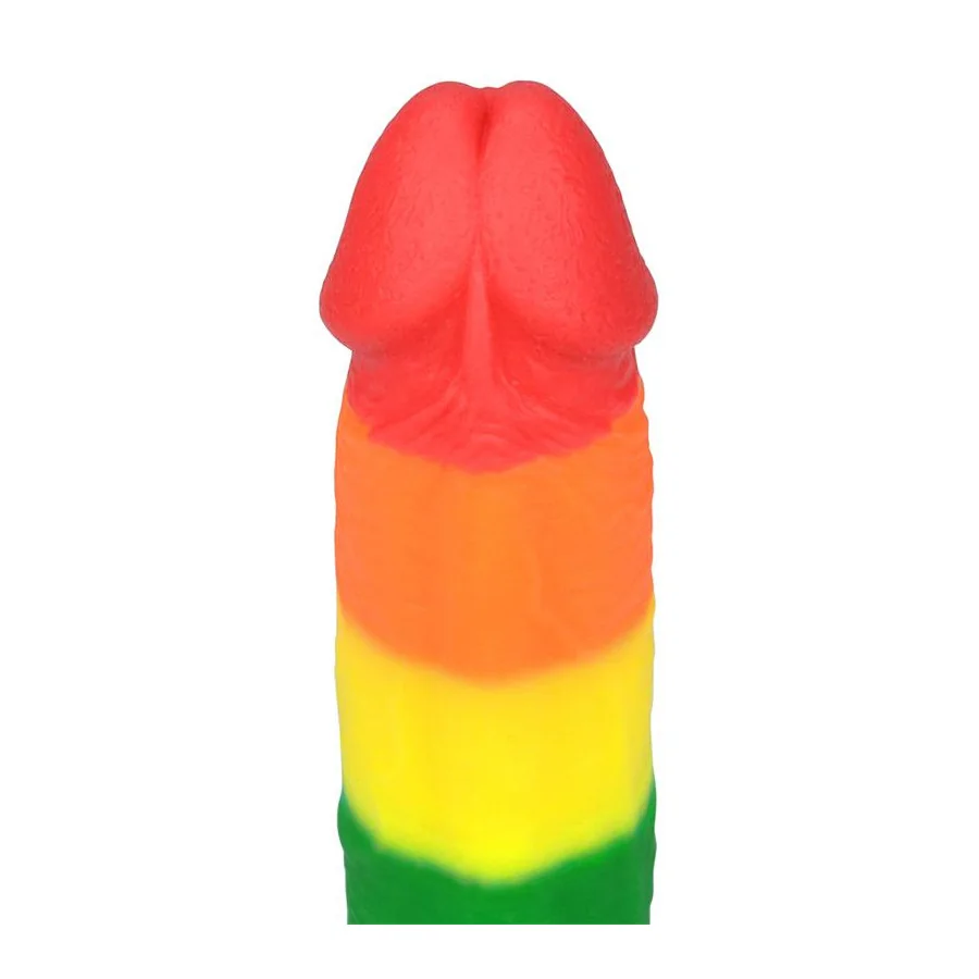 Dildo Prider 9 Silicona Liquida LGBT