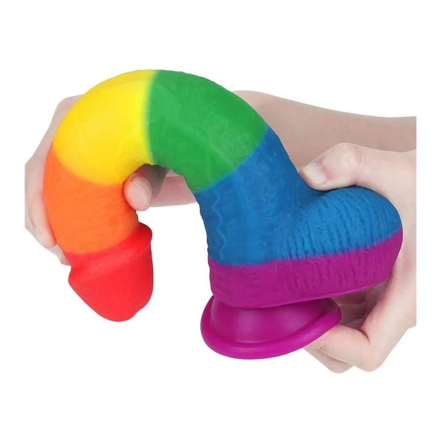 Dildo Prider 9 Silicona Liquida LGBT