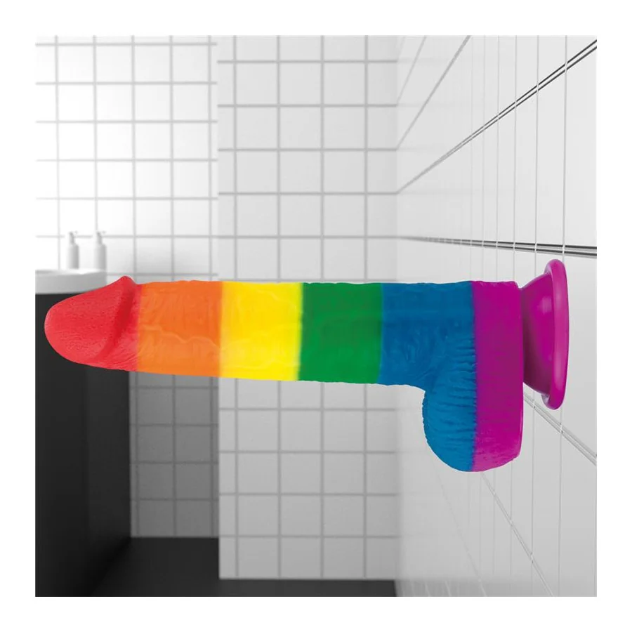 Dildo Prider 9 Silicona Liquida LGBT