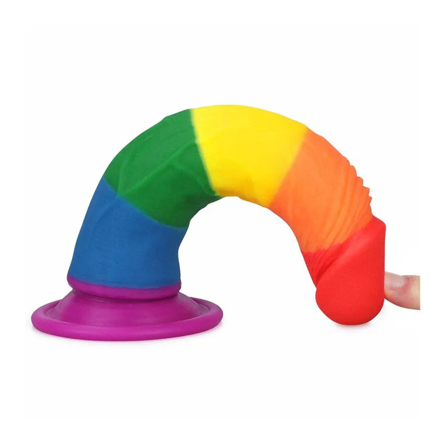 Dildo Prider 7 Silicona Liquida LGBT