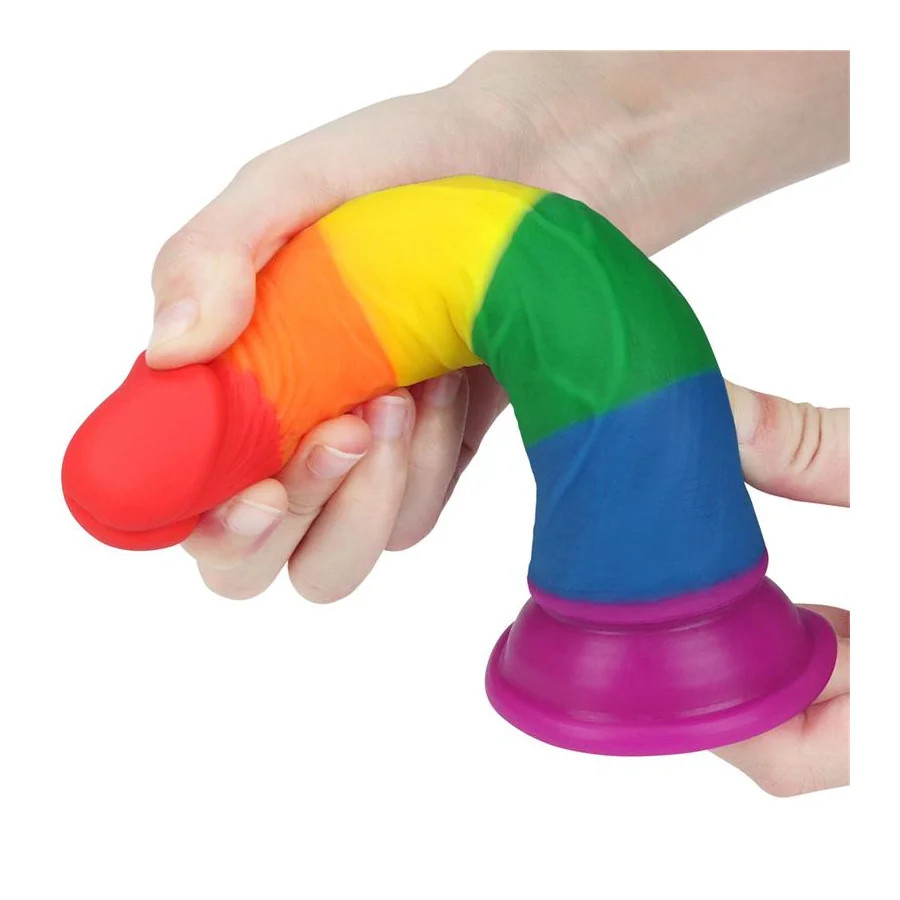 Dildo Prider 7 Silicona Liquida LGBT