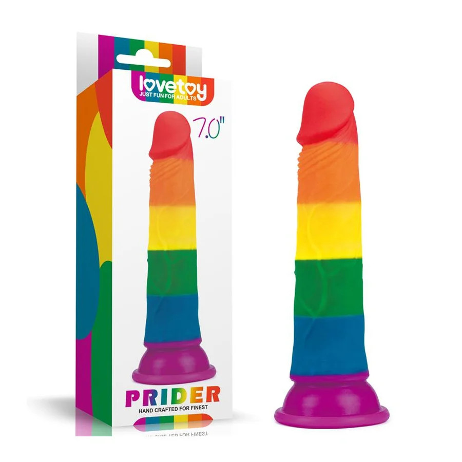 Dildo Prider 7 Silicona Liquida LGBT