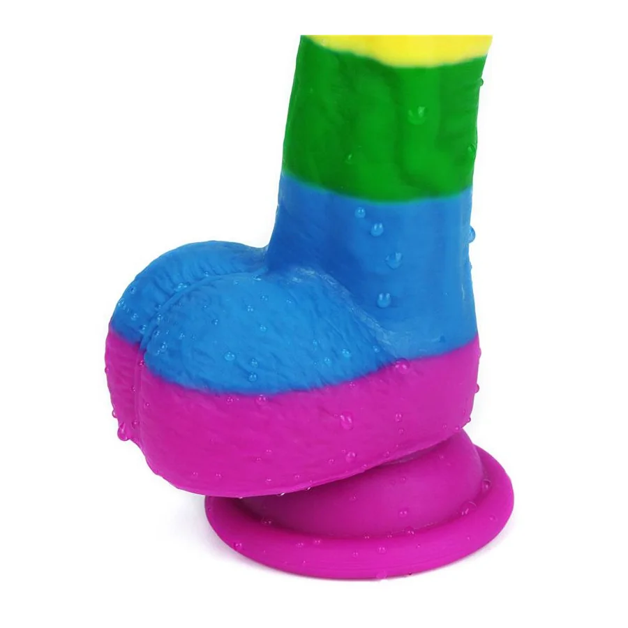 Dildo Prider 8 Silicona Liquida LGBT
