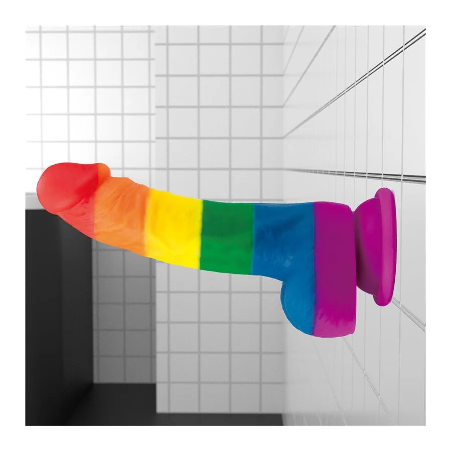 Dildo Prider 8 Silicona Liquida LGBT
