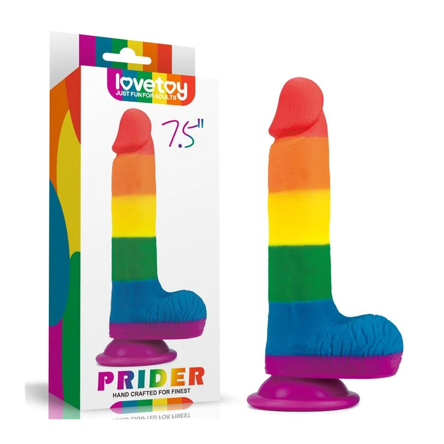 Dildo Prider 75 Silicona Liquida LGBT