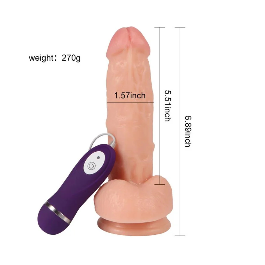 Vibrador Realista Control Remoto Kassadin 175 cm