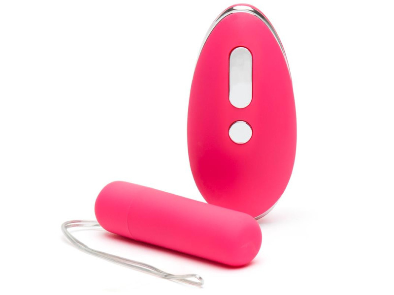 Estimuador Braguita Grande Control Remoto USB Rosa