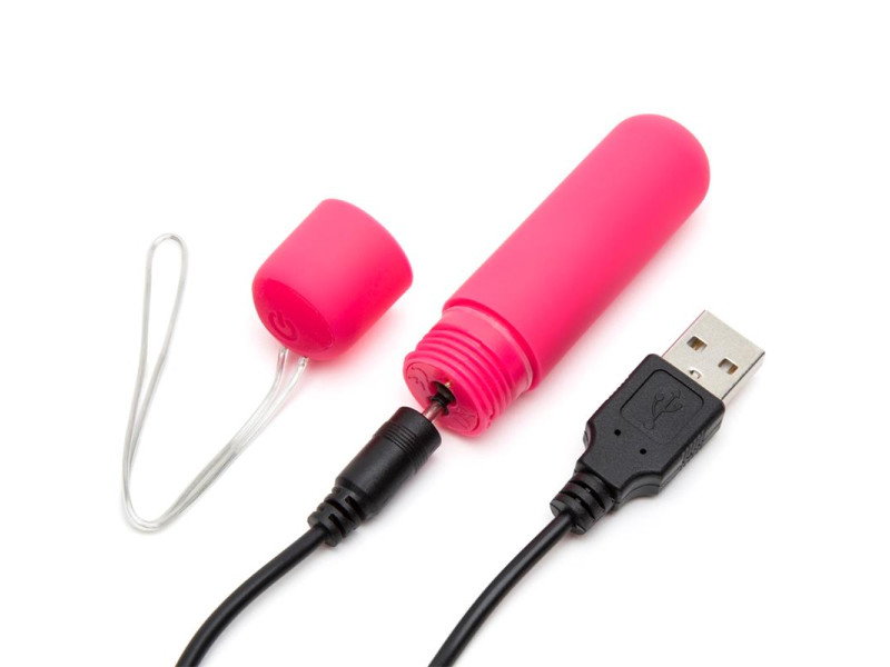 Estimuador Braguita Grande Control Remoto USB Rosa