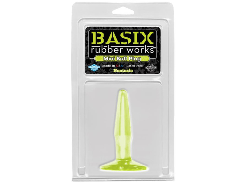 Mini Plug Anal Brilla en la Oscuridad