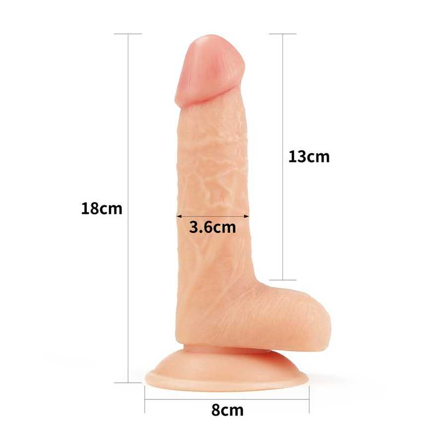 Dildo The Ultra Soft Dude 8 Natural