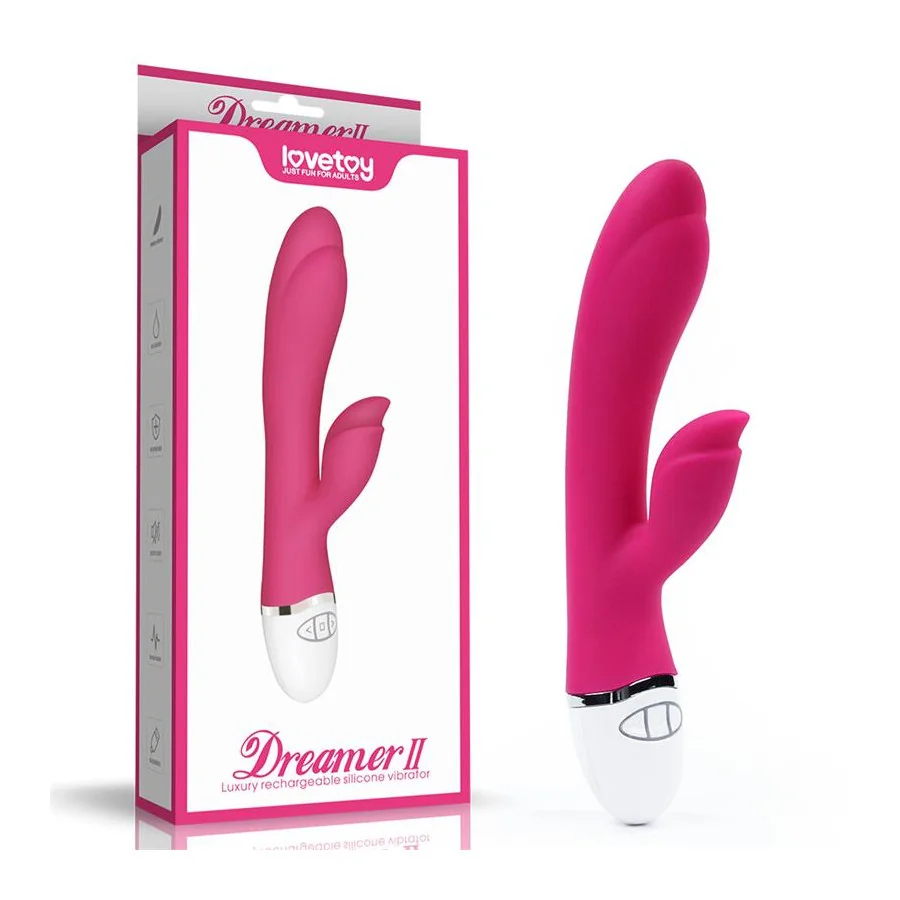 Vibrador Dreamer II USB Rose Red