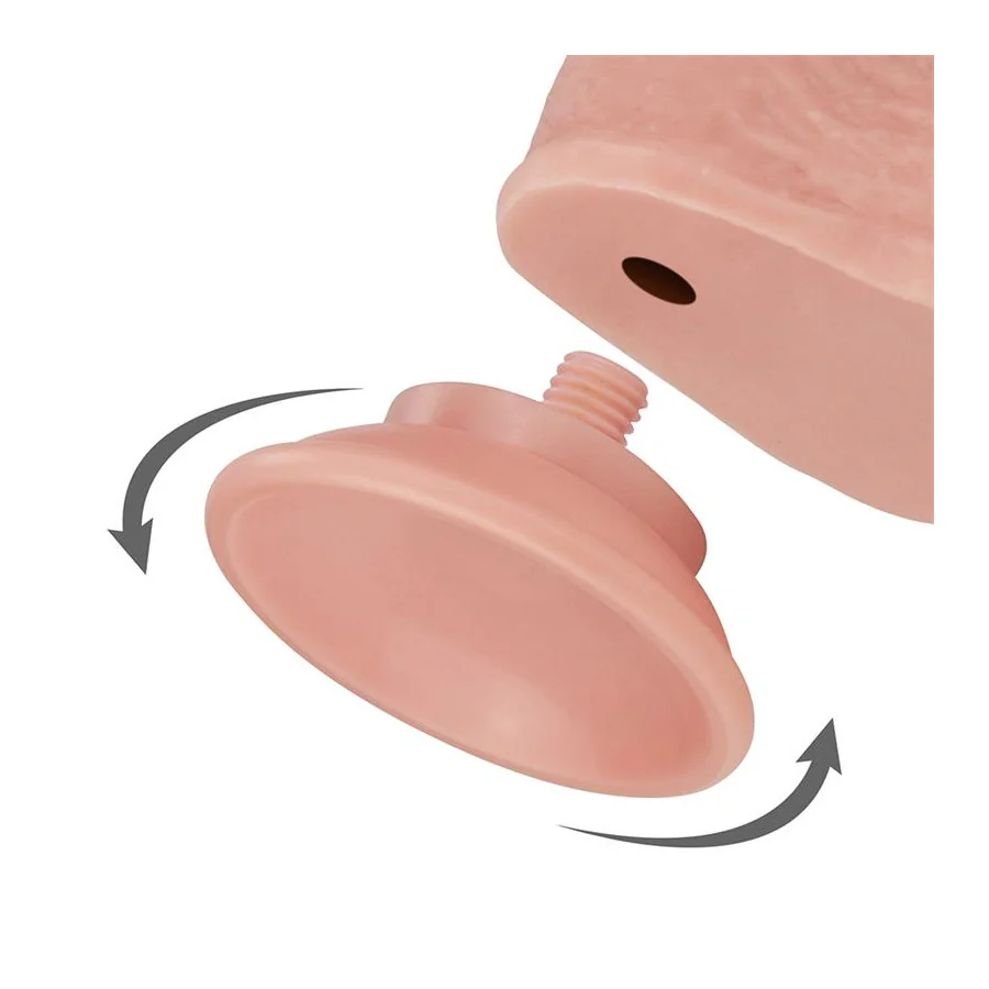 Dildo con Piel Retractil 7 Natural