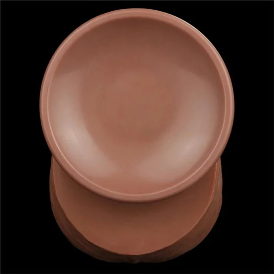 Dildo Dual Density Piel Deslizante Retractil 12