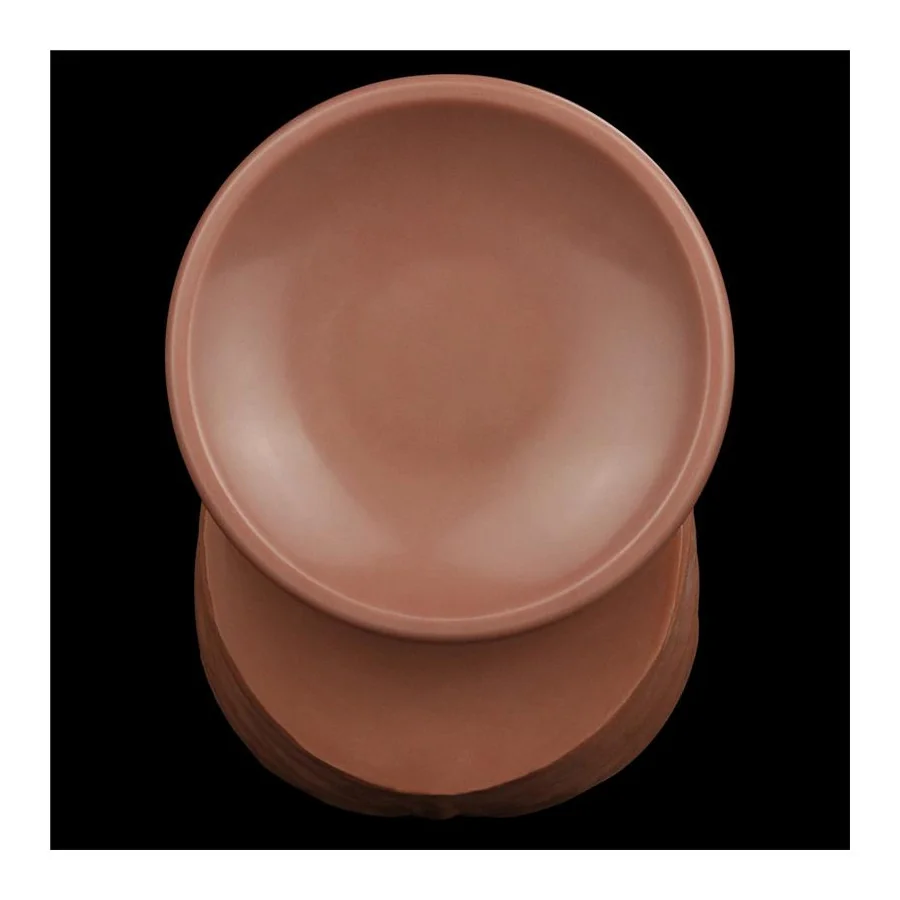 Dildo Dual Density Piel Deslizante Retractil 12